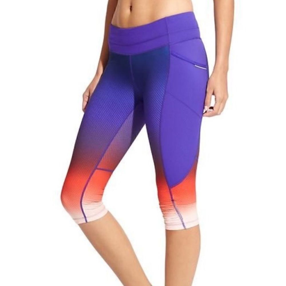 Athleta Fade Out Dobby Be Free Knicker Melon Shock